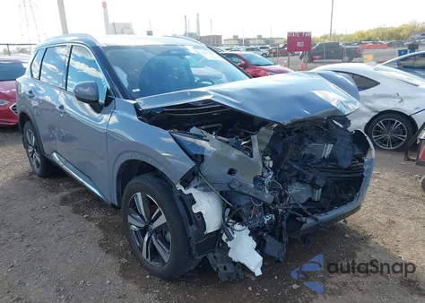 2021 Nissan Rogue Platinum Intelligent Awd from USA, damaged, VIN JN8AT3DD0MW312708